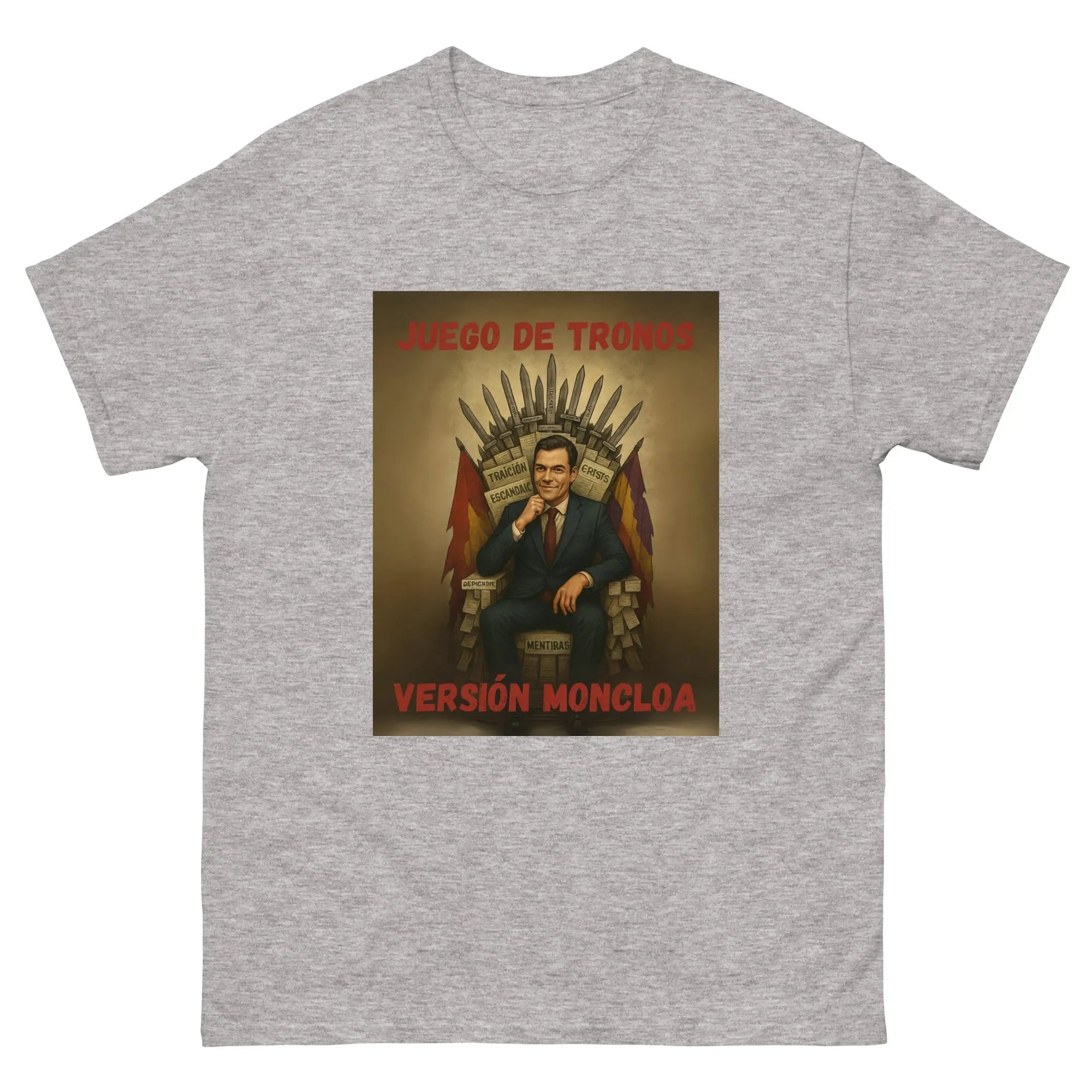 Comprar Camiseta "Juego de Tronos: Versión Moncloa" Bandera España La Flamenca de Borgoña Patricia Muñoz VOX