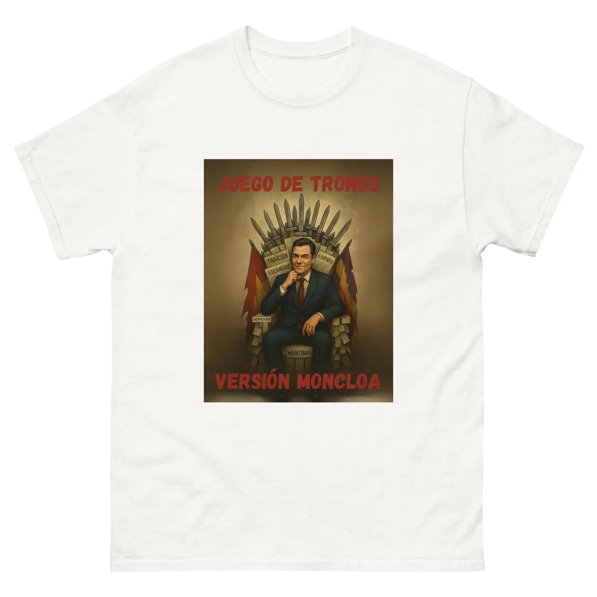 Comprar Camiseta "Juego de Tronos: Versión Moncloa" Bandera España La Flamenca de Borgoña Patricia Muñoz VOX