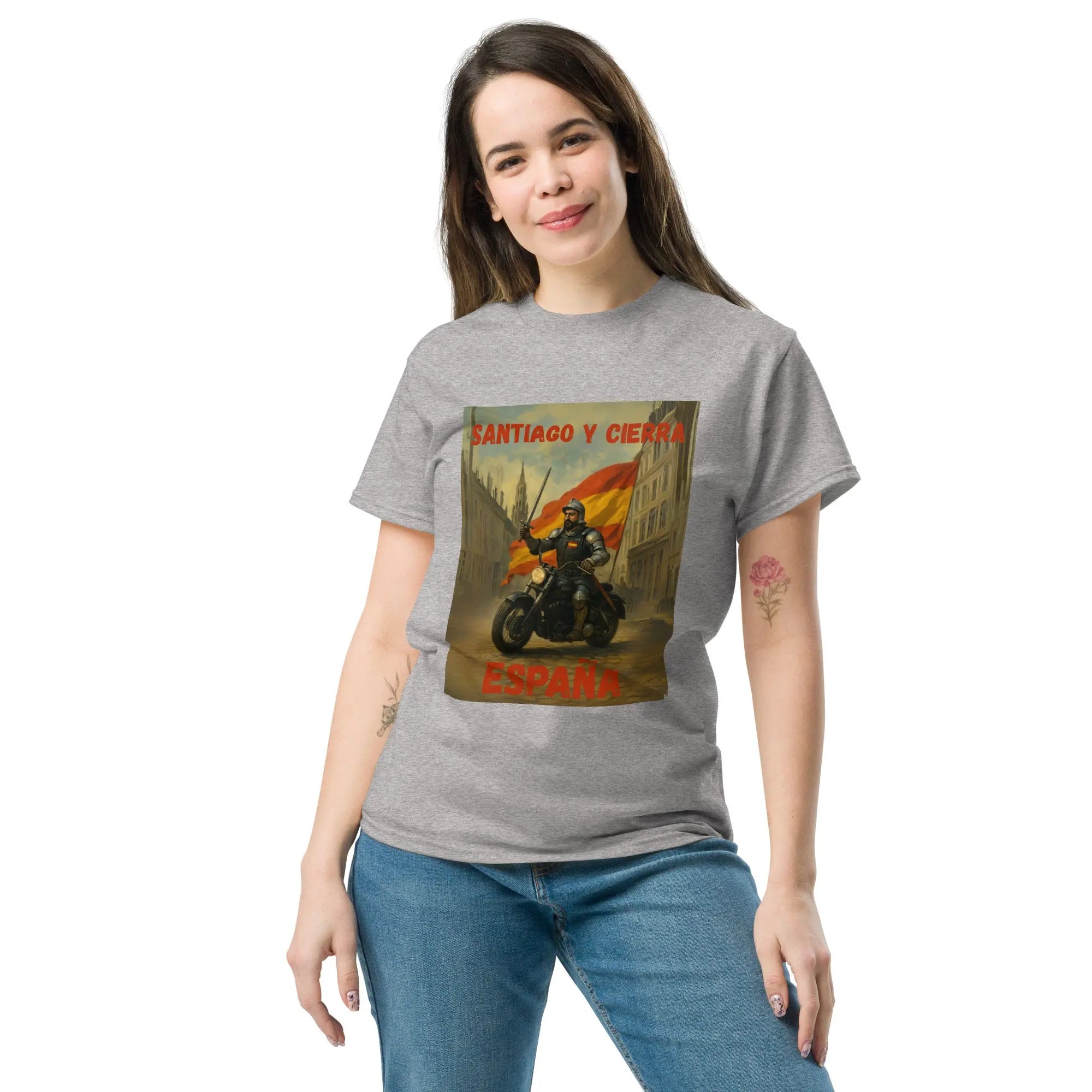 Comprar Camiseta "Santiago y cierra España" Bandera España La Flamenca de Borgoña Patricia Muñoz VOX