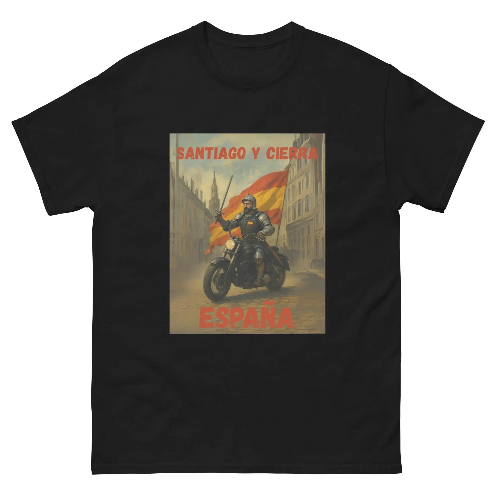 Comprar Camiseta "Santiago y cierra España" Bandera España La Flamenca de Borgoña Patricia Muñoz VOX