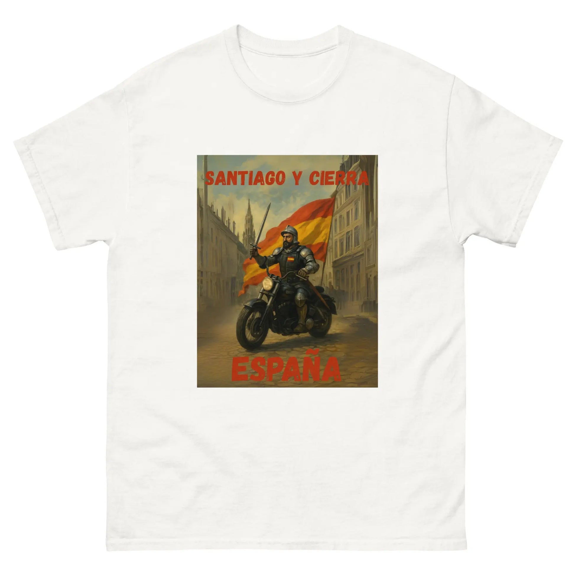 Comprar Camiseta "Santiago y cierra España" Bandera España La Flamenca de Borgoña Patricia Muñoz VOX