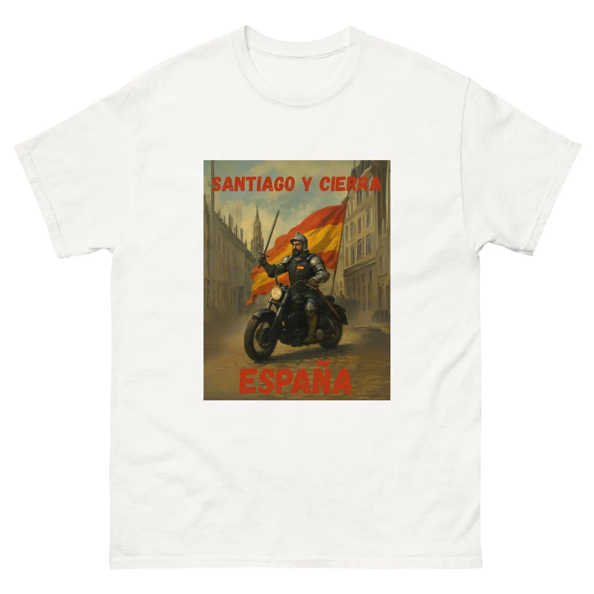 Comprar Camiseta "Santiago y cierra España" Bandera España La Flamenca de Borgoña Patricia Muñoz VOX