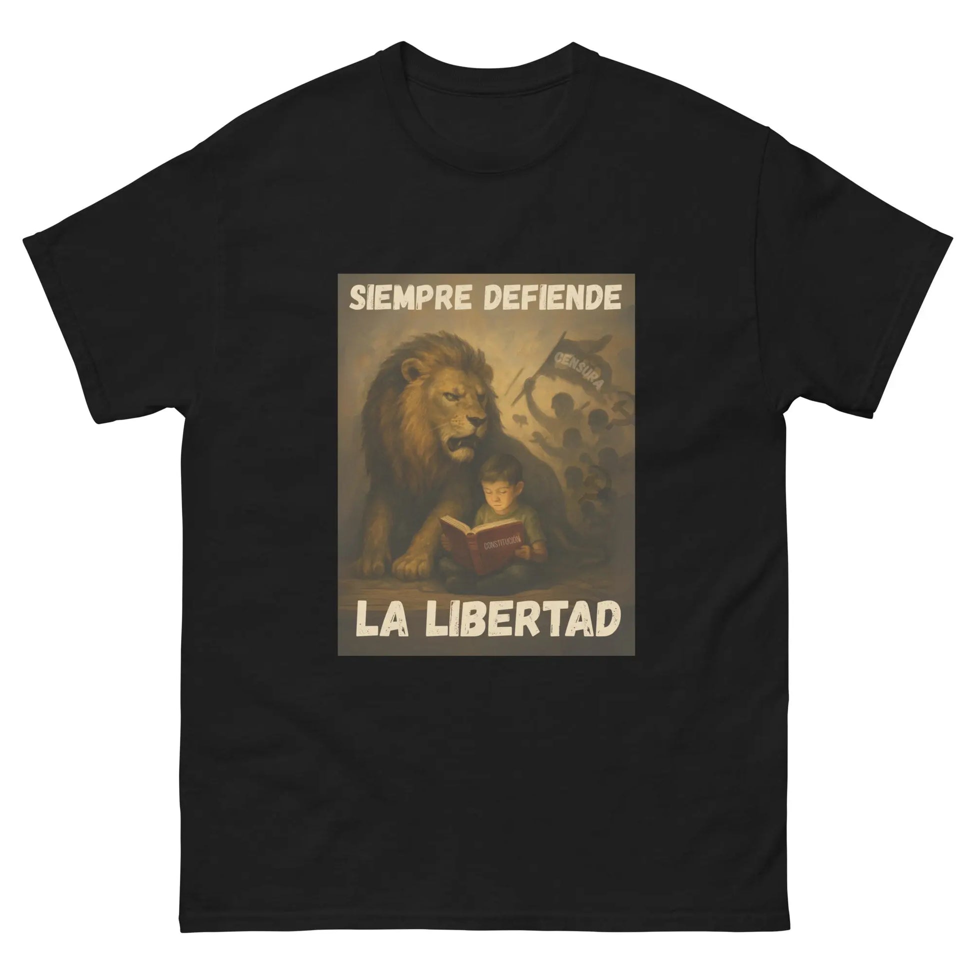Comprar Camiseta clásica unisex La Flamenca de Borgoña, Bandera de España, Cruz de Borgoña, Patricia Muñoz, VOX