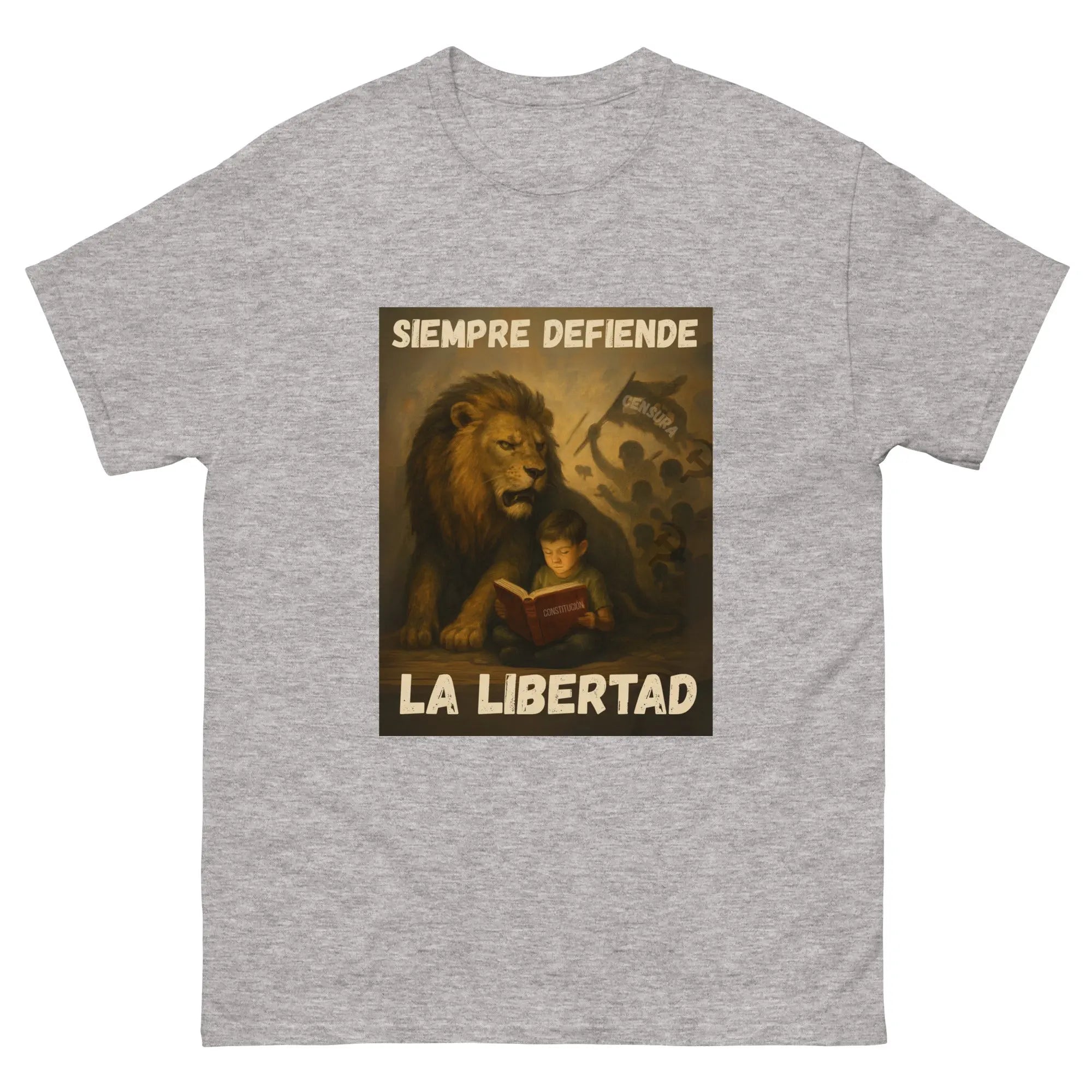 Comprar Camiseta clásica unisex La Flamenca de Borgoña, Bandera de España, Cruz de Borgoña, Patricia Muñoz, VOX