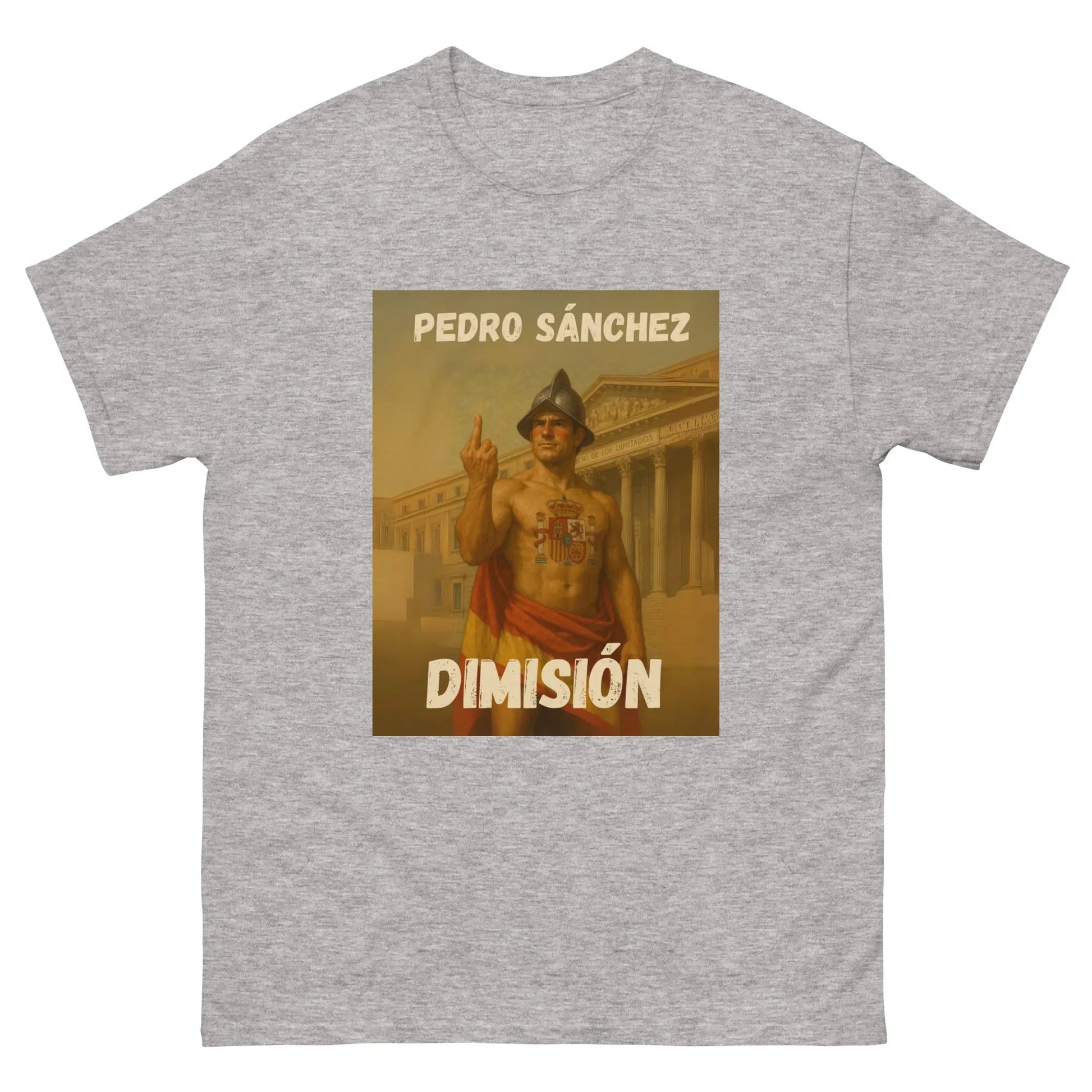 Comprar Camiseta clásica unisex La Flamenca de Borgoña, Bandera de España, Cruz de Borgoña, Patricia Muñoz, VOX