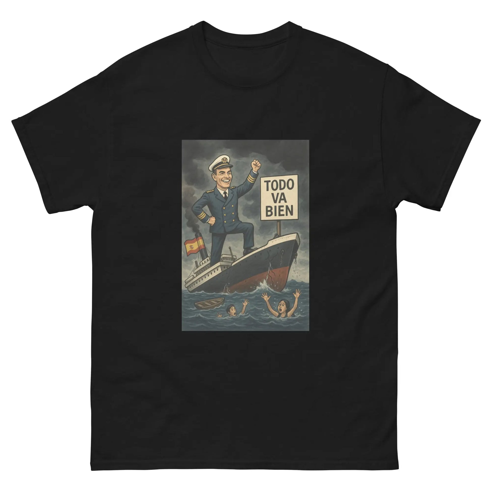 Comprar Camiseta clásica unisex La Flamenca de Borgoña, Bandera de España, Cruz de Borgoña, Patricia Muñoz, VOX