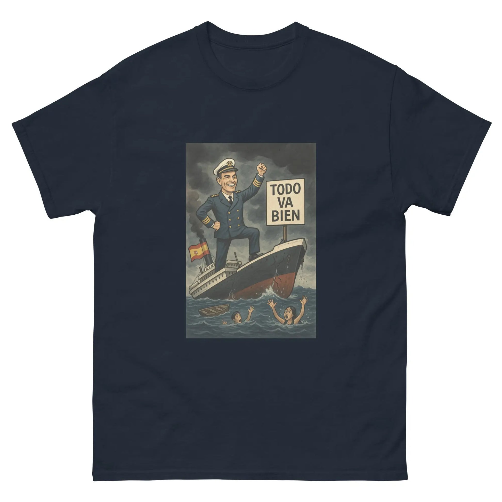 Comprar Camiseta clásica unisex La Flamenca de Borgoña, Bandera de España, Cruz de Borgoña, Patricia Muñoz, VOX