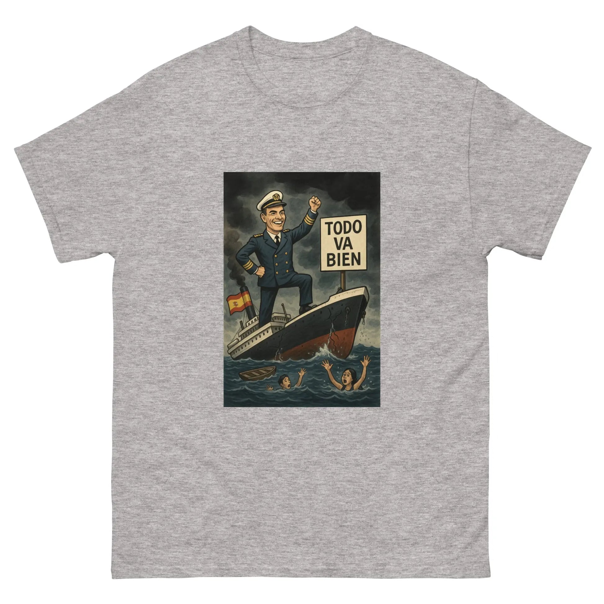 Comprar Camiseta clásica unisex La Flamenca de Borgoña, Bandera de España, Cruz de Borgoña, Patricia Muñoz, VOX