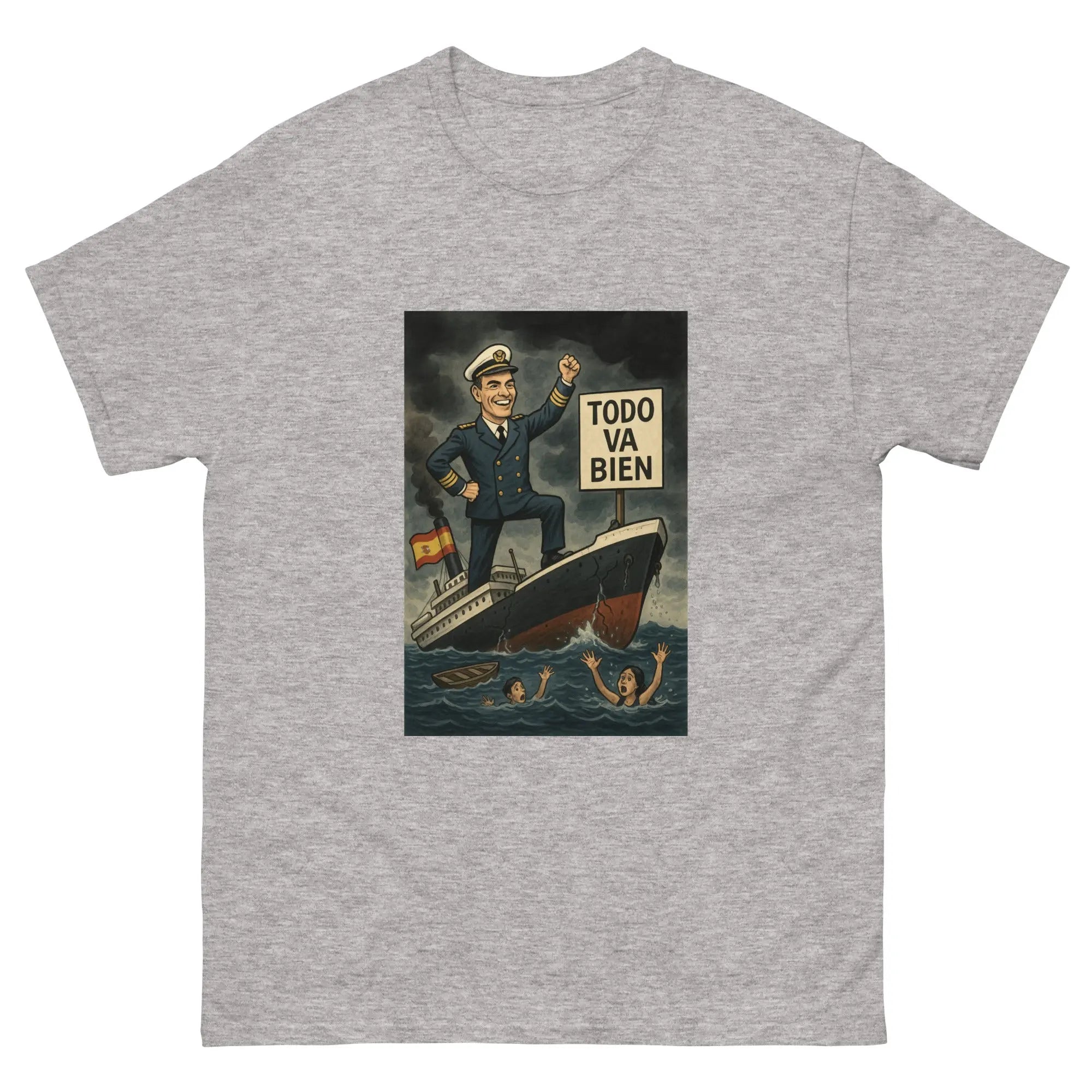 Comprar Camiseta clásica unisex La Flamenca de Borgoña, Bandera de España, Cruz de Borgoña, Patricia Muñoz, VOX