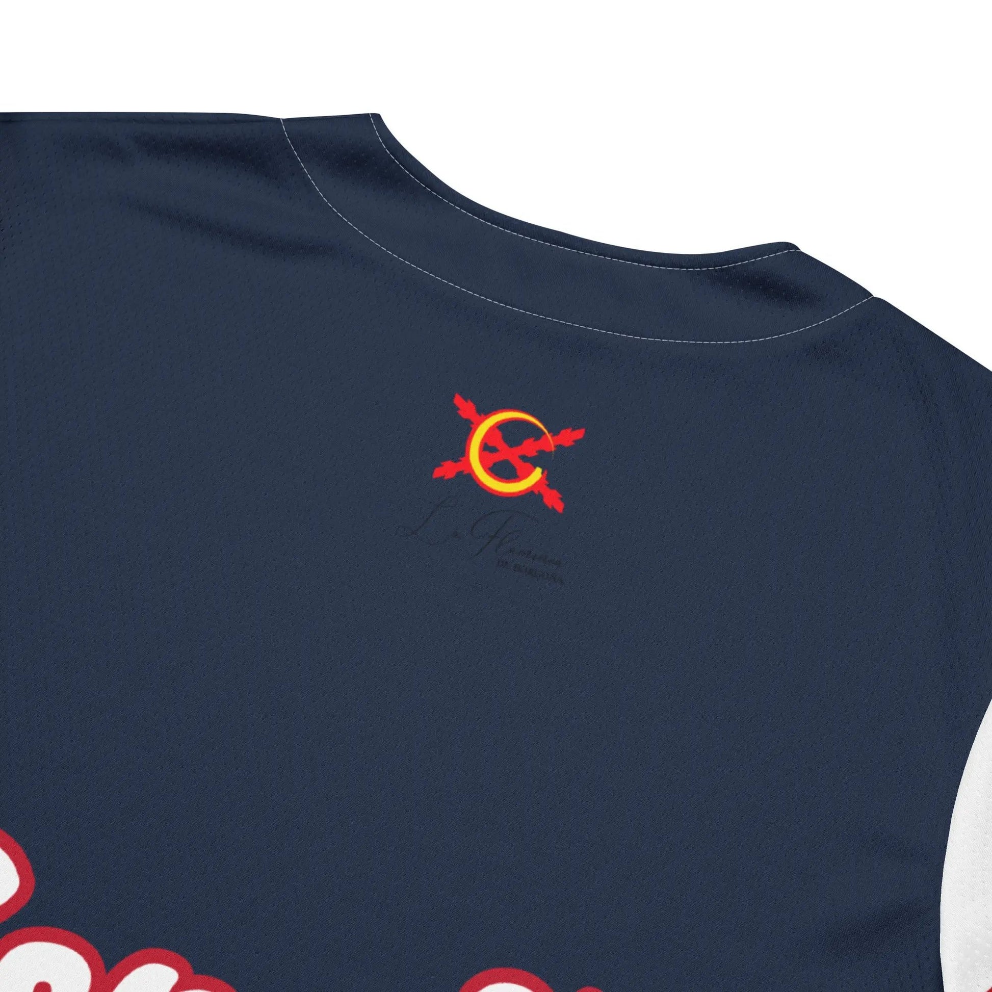 Comprar Camiseta de béisbol reciclada "Patriota Español" La Flamenca de Borgoña Bandera España