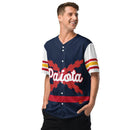Comprar Camiseta de béisbol reciclada "Patriota Español" La Flamenca de Borgoña Bandera España