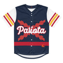 Comprar Camiseta de béisbol reciclada "Patriota Español" La Flamenca de Borgoña Bandera España