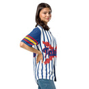 Comprar Camiseta de béisbol reciclada "Patriota Español" La Flamenca de Borgoña Bandera España