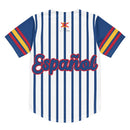 Comprar Camiseta de béisbol reciclada "Patriota Español" La Flamenca de Borgoña Bandera España