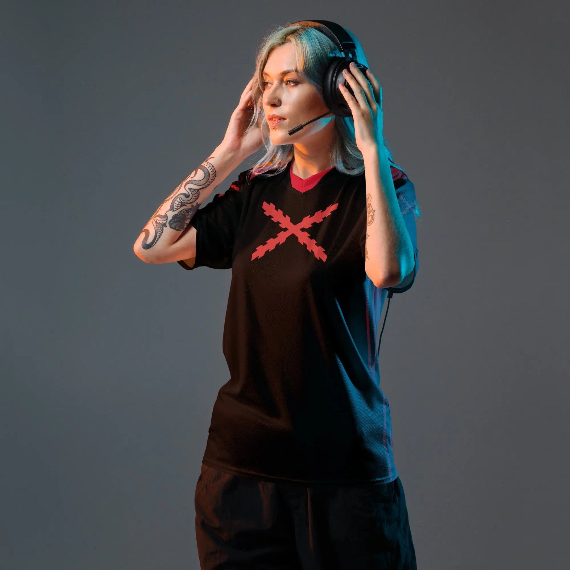 Comprar Camiseta de deporte reciclada unisex Cruz de Borgoña La Flamenca de Borgoña Bandera España