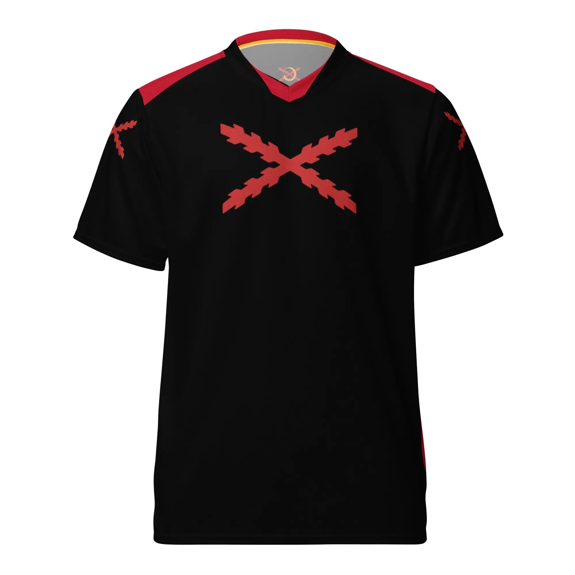 Comprar Camiseta de deporte reciclada unisex Cruz de Borgoña La Flamenca de Borgoña Bandera España