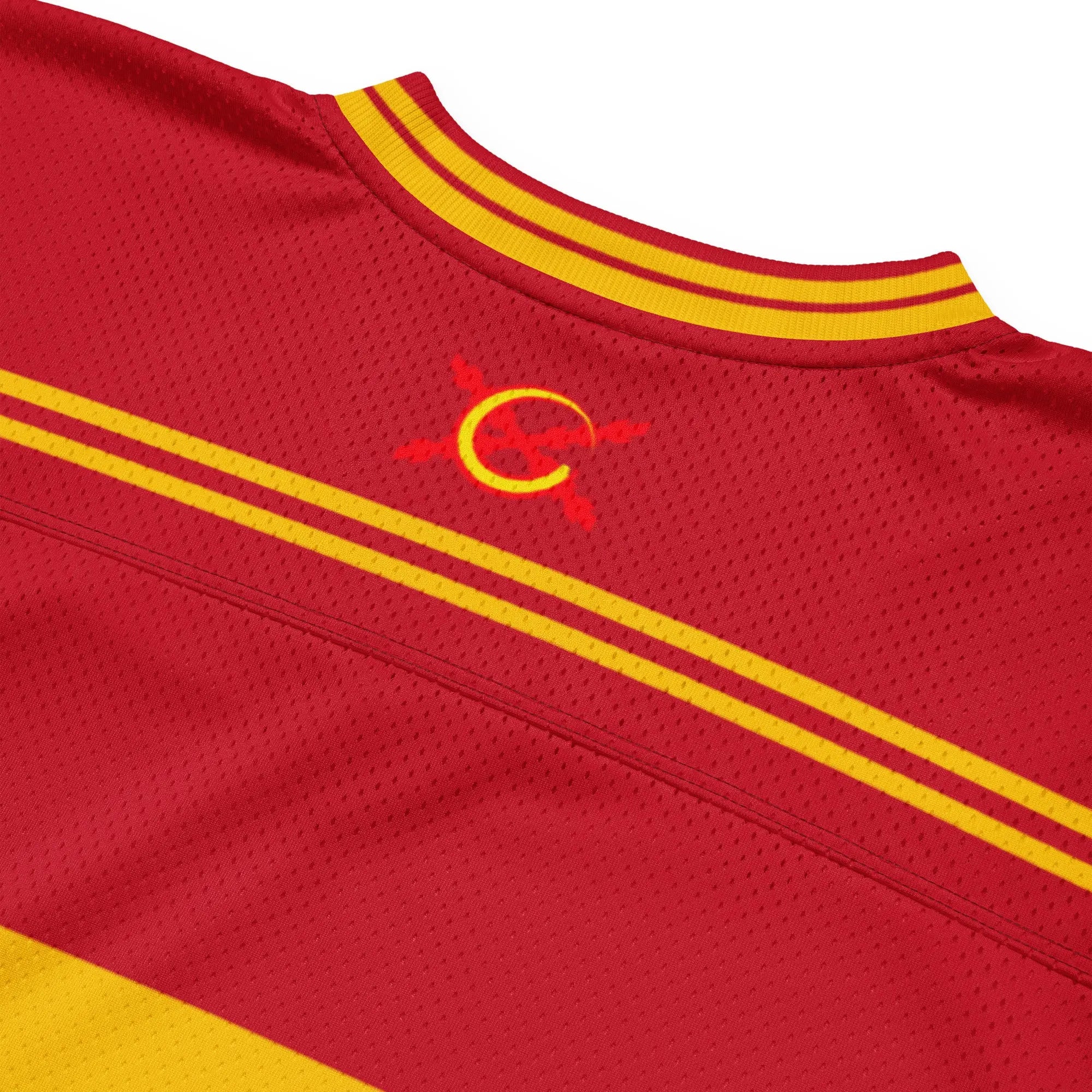 Comprar Camiseta de fútbol americano Bandera España La Flamenca de Borgoña Bandera España