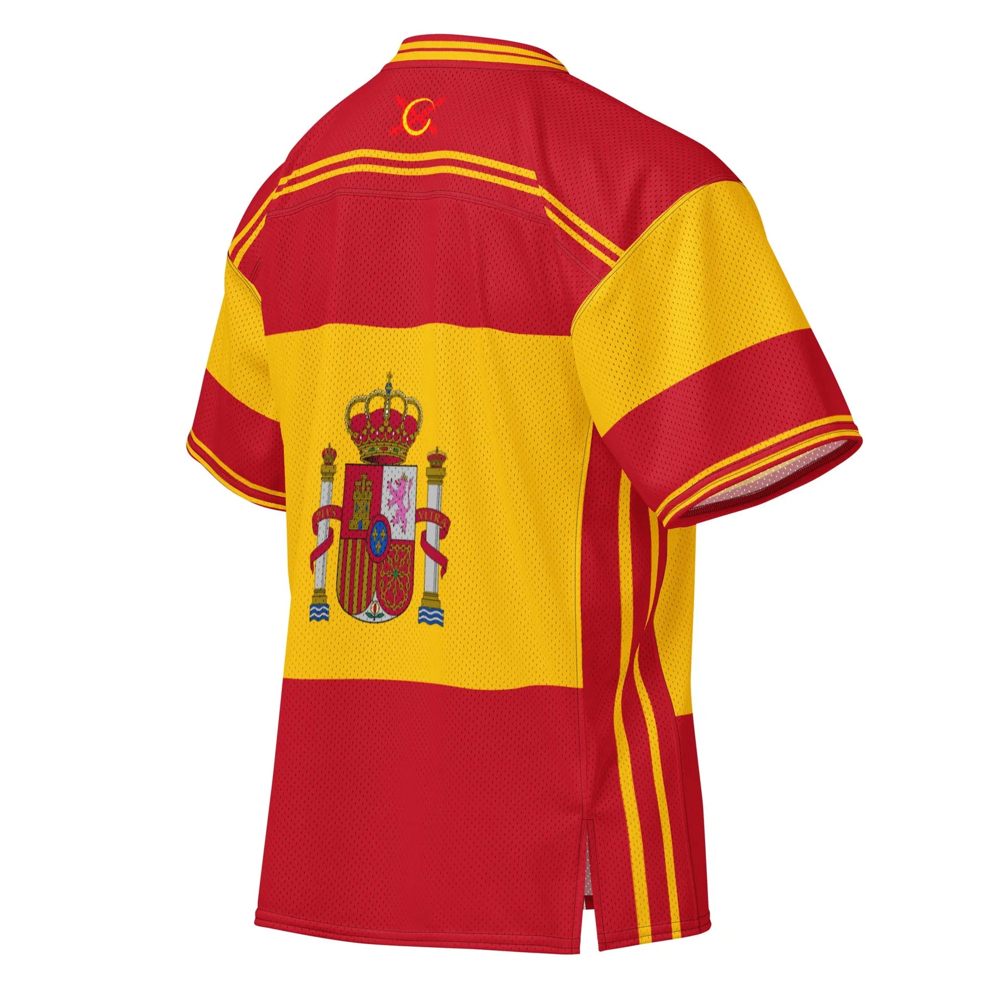 Comprar Camiseta de fútbol americano Bandera España La Flamenca de Borgoña Bandera España