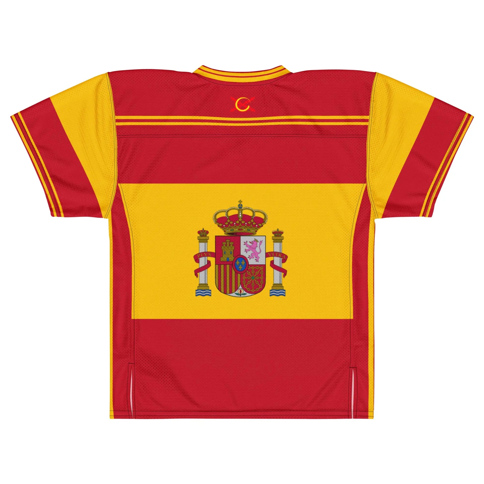 Comprar Camiseta de fútbol americano Bandera España La Flamenca de Borgoña Bandera España