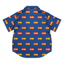 Comprar Camiseta de pijama de manga corta Azul Bandera España con ribete La Flamenca de Borgoña Bandera España