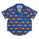 Comprar Camiseta de pijama de manga corta Azul Bandera España con ribete La Flamenca de Borgoña Bandera España