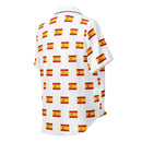 Comprar Camiseta de pijama de manga corta Blanco Bandera España con ribete La Flamenca de Borgoña Bandera España