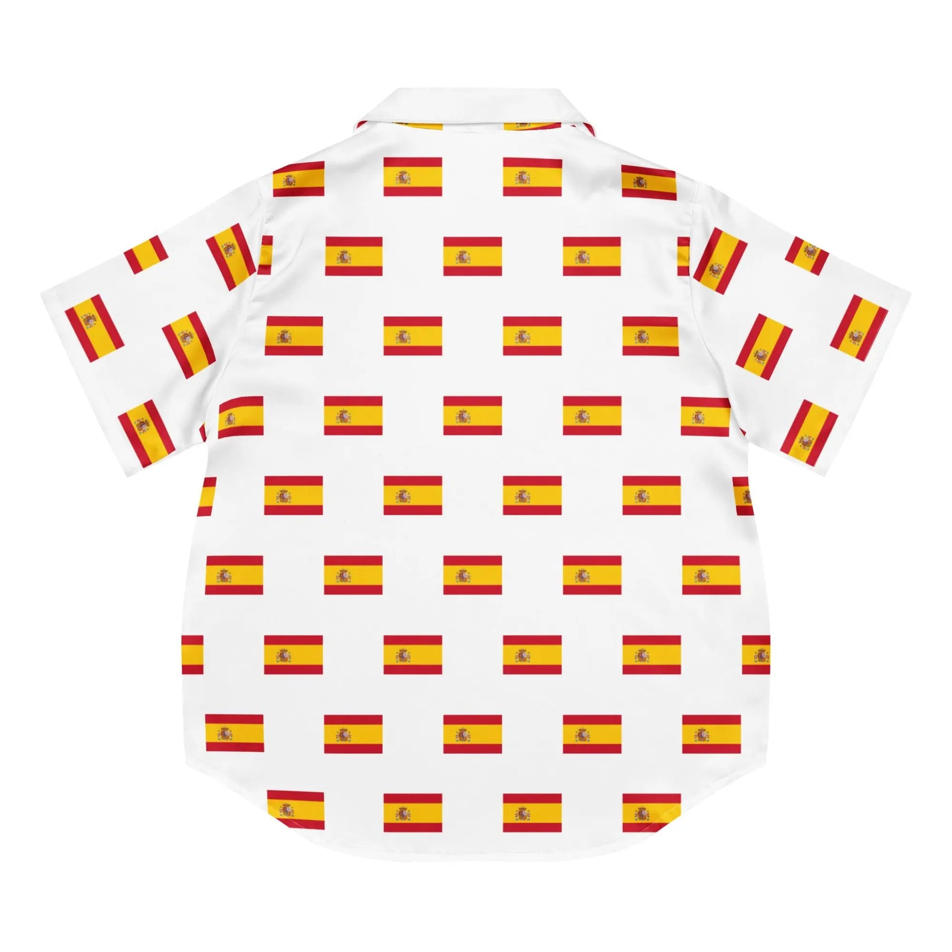 Comprar Camiseta de pijama de manga corta Blanco Bandera España con ribete La Flamenca de Borgoña Bandera España
