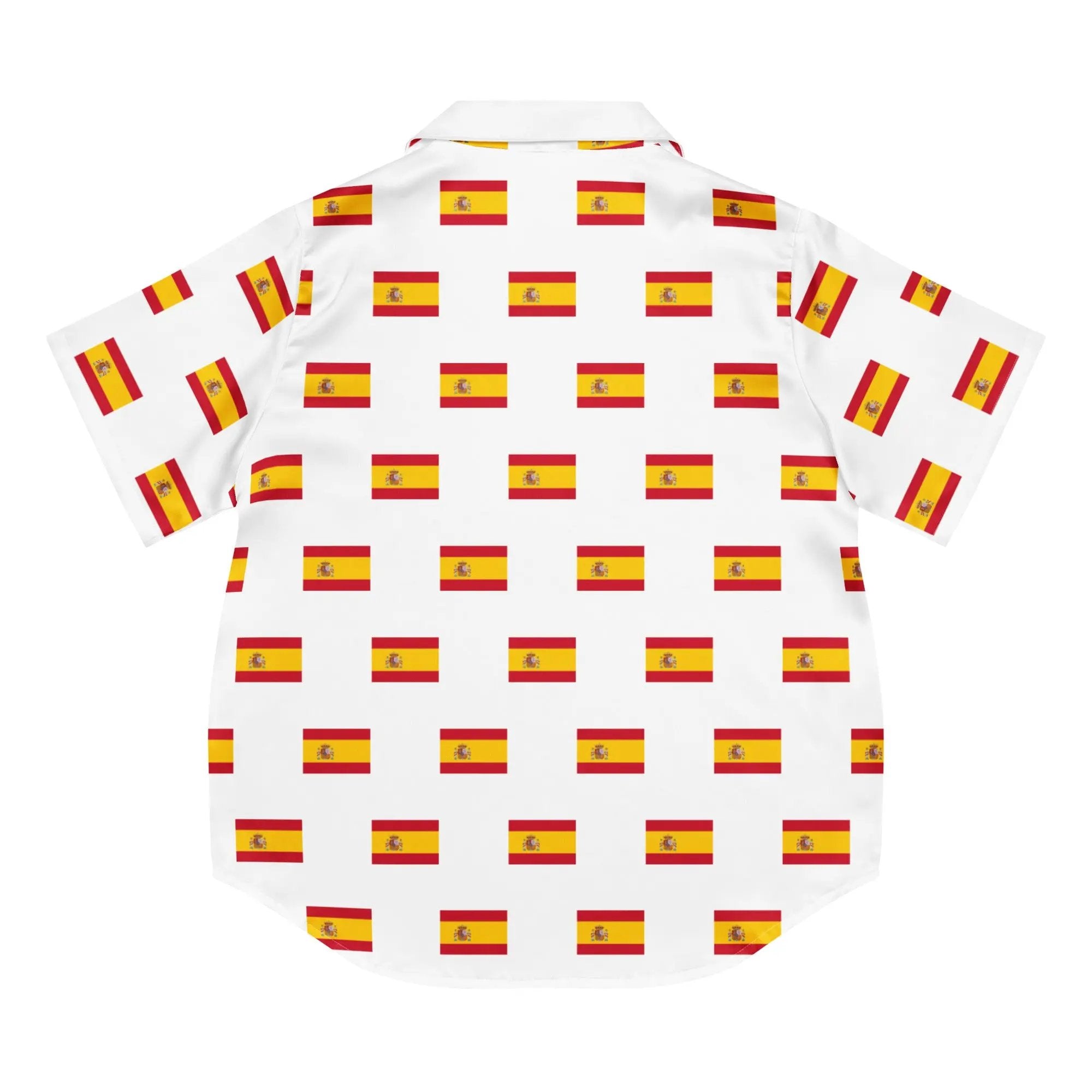 Comprar Camiseta de pijama de manga corta Blanco Bandera España con ribete La Flamenca de Borgoña Bandera España
