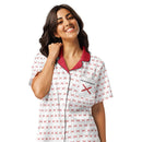 Comprar Camiseta de pijama de manga corta Cruz de Borgoña con ribete La Flamenca de Borgoña Bandera España