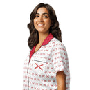 Comprar Camiseta de pijama de manga corta Cruz de Borgoña con ribete La Flamenca de Borgoña Bandera España