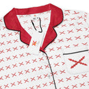 Comprar Camiseta de pijama de manga corta Cruz de Borgoña con ribete La Flamenca de Borgoña Bandera España