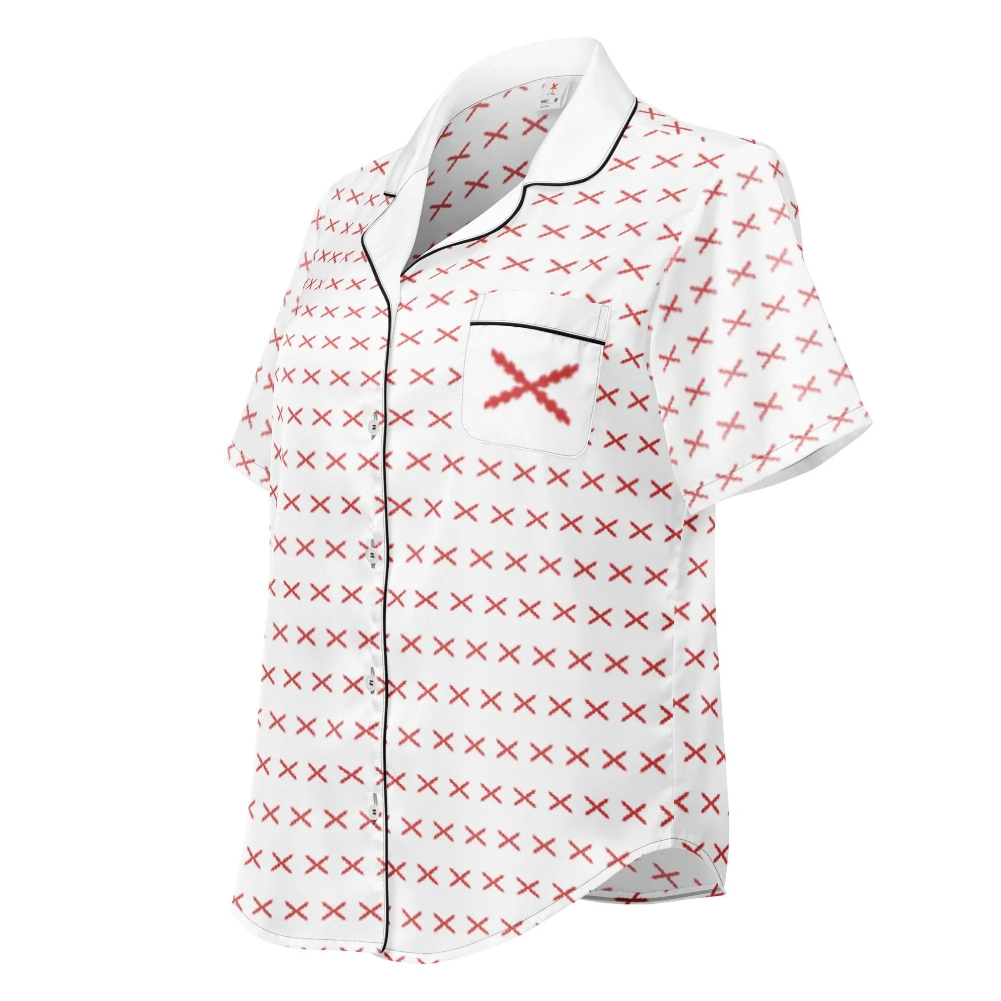 Comprar Camiseta de pijama de manga corta Cruz de Borgoña con ribete La Flamenca de Borgoña Bandera España