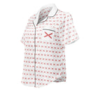 Comprar Camiseta de pijama de manga corta Cruz de Borgoña con ribete La Flamenca de Borgoña Bandera España