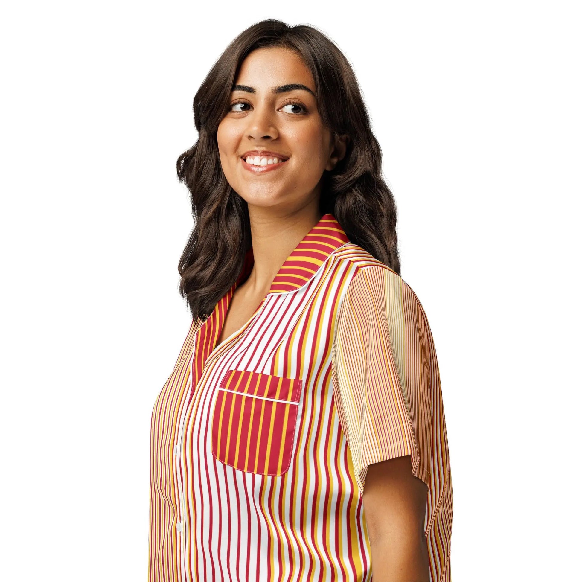 Comprar Camiseta de pijama de manga corta Líneas La Flamenca de Borgoña Bandera España
