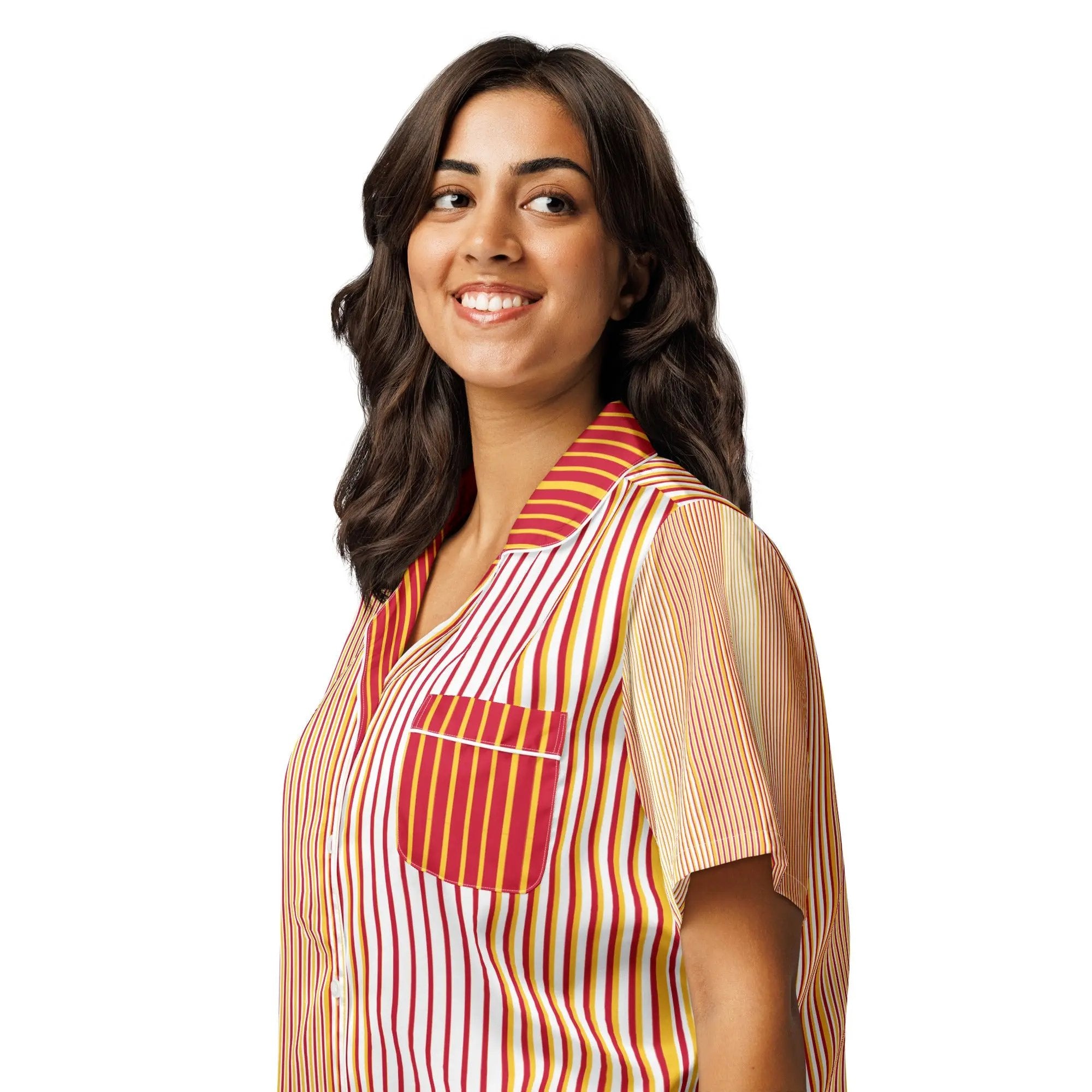 Comprar Camiseta de pijama de manga corta Líneas La Flamenca de Borgoña Bandera España