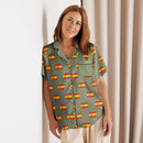 Comprar Camiseta de pijama de manga corta Verde Bandera España con ribete La Flamenca de Borgoña Bandera España