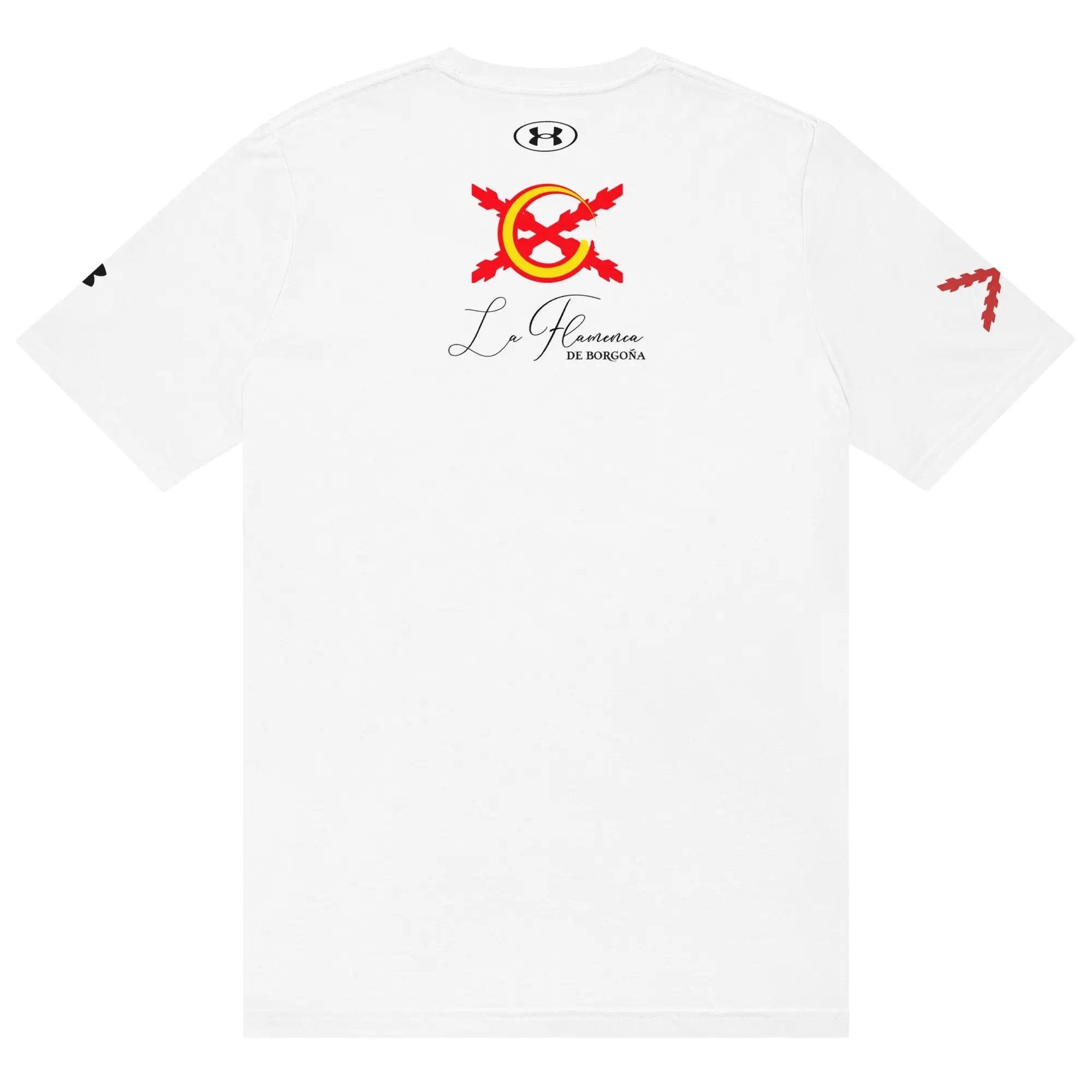 Comprar Camiseta deportiva Under Armour® "Ser español es un Honor" La Flamenca de Borgoña Bandera España