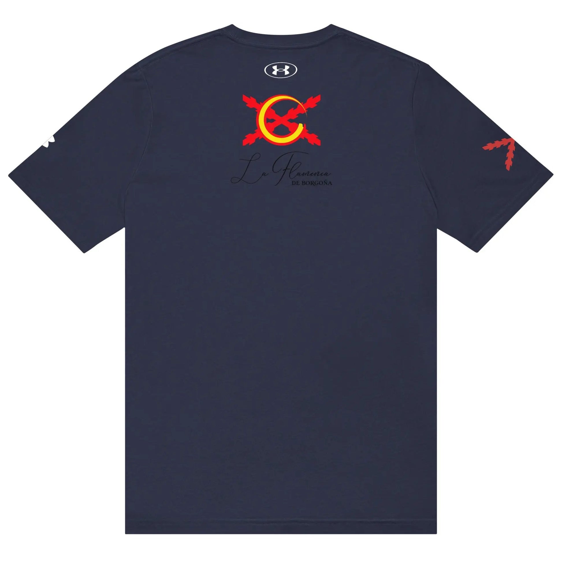 Comprar Camiseta deportiva Under Armour® "Ser español es un Honor" La Flamenca de Borgoña Bandera España