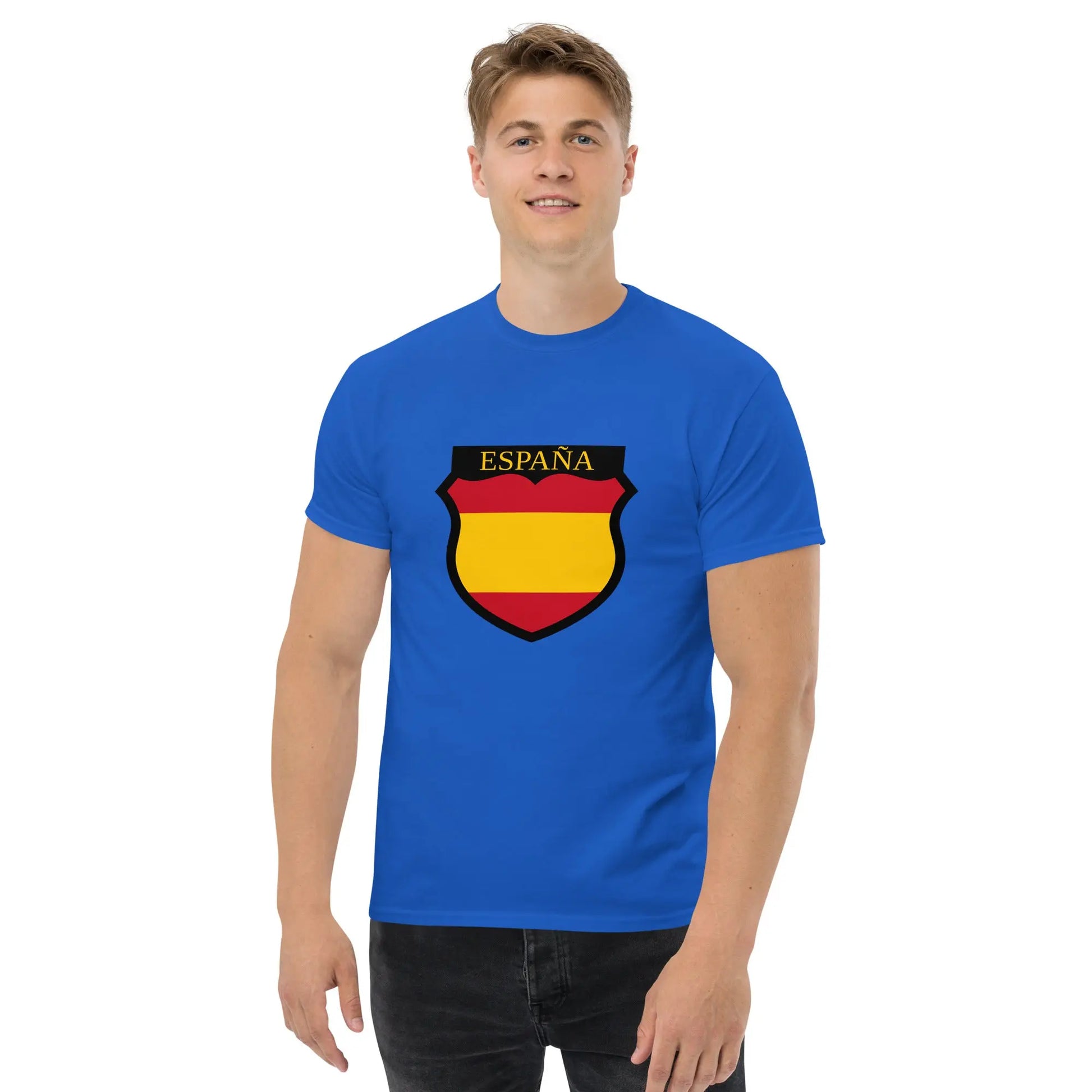 Comprar Camiseta hombre División Azul Bandera España La Flamenca de Borgoña Patricia Muñoz VOX