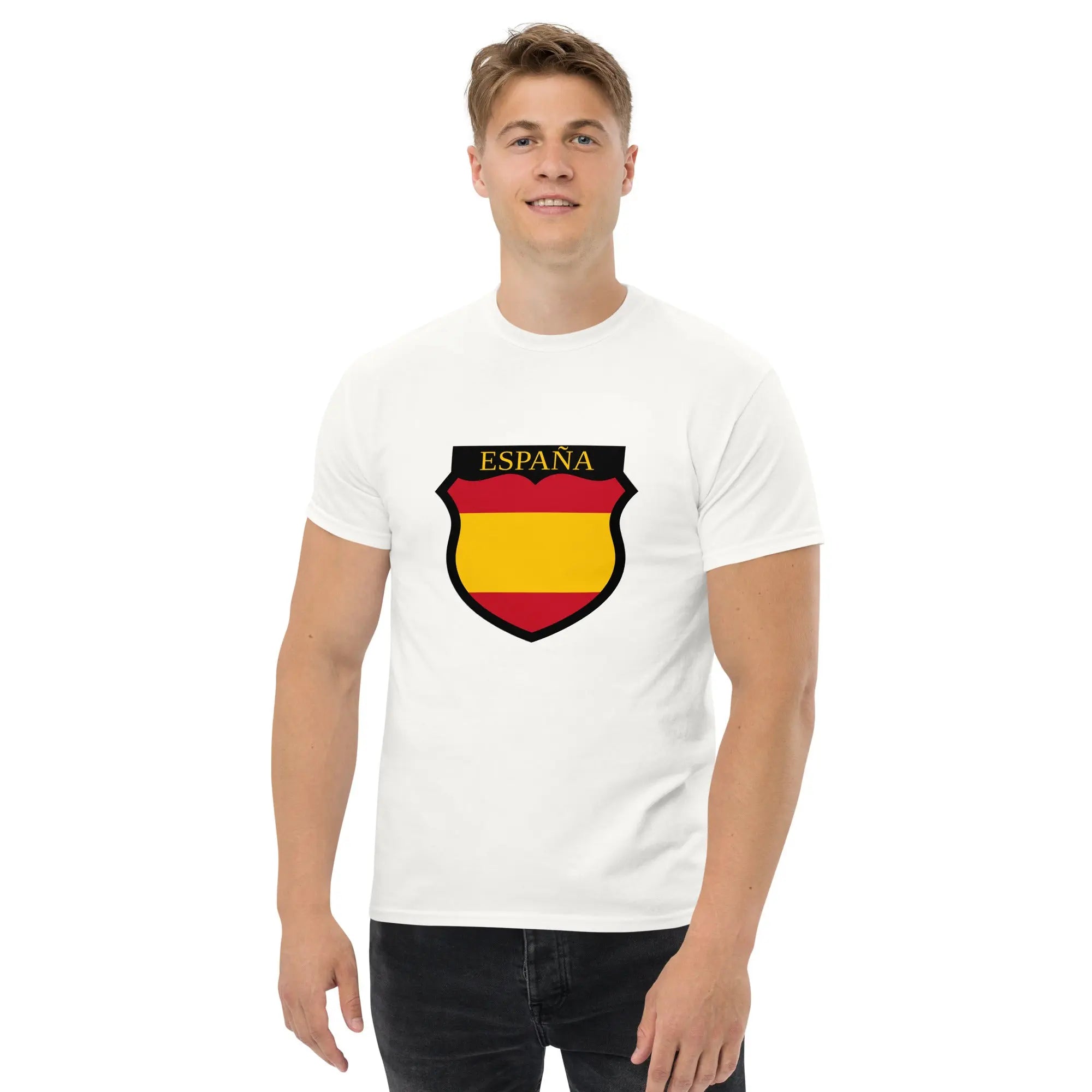 Comprar Camiseta hombre División Azul Bandera España La Flamenca de Borgoña Patricia Muñoz VOX