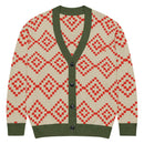 Comprar Cárdigan de punto Verde y marrón La Flamenca de Borgoña Bandera España