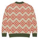 Comprar Cárdigan de punto Verde y marrón La Flamenca de Borgoña Bandera España