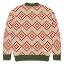 Comprar Cárdigan de punto Verde y marrón La Flamenca de Borgoña Bandera España