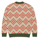 Comprar Cárdigan de punto Verde y marrón La Flamenca de Borgoña Bandera España