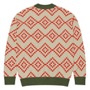 Comprar Cárdigan de punto Verde y marrón La Flamenca de Borgoña Bandera España