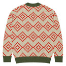 Comprar Cárdigan de punto Verde y marrón La Flamenca de Borgoña Bandera España