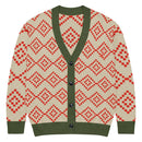 Comprar Cárdigan de punto Verde y marrón La Flamenca de Borgoña Bandera España