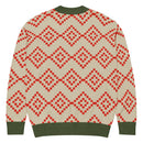 Comprar Cárdigan de punto Verde y marrón La Flamenca de Borgoña Bandera España