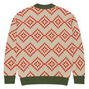 Comprar Cárdigan de punto Verde y marrón La Flamenca de Borgoña Bandera España