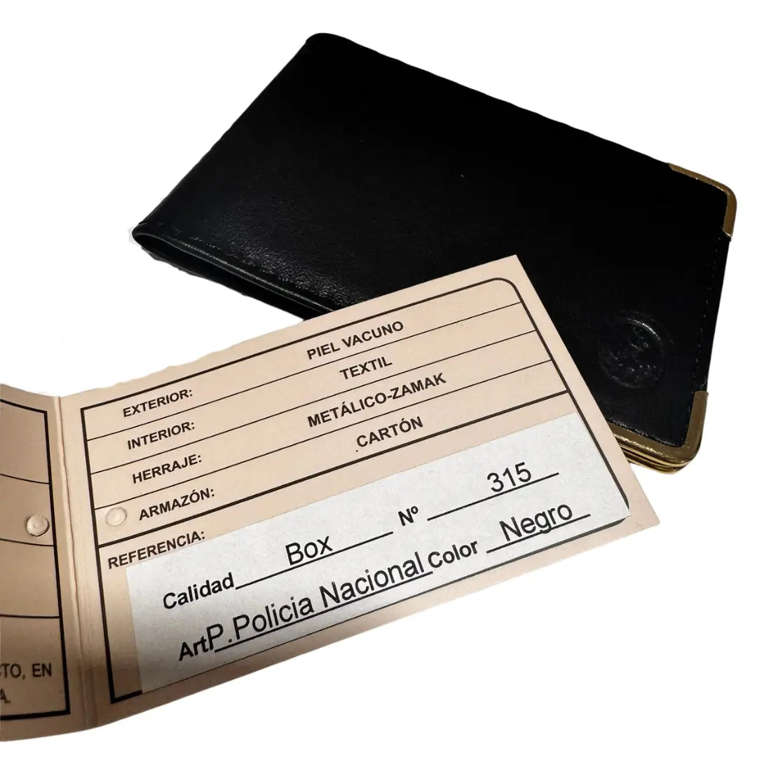 Comprar Cartera para Placa de Policía azul La Flamenca de Borgoña Bandera España